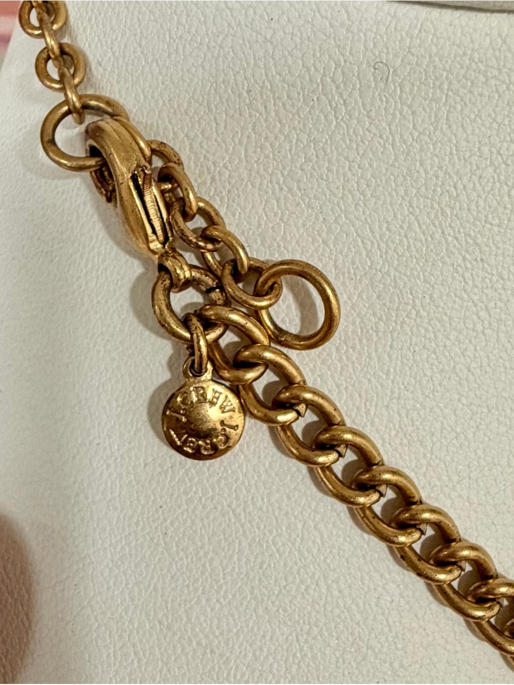 J. Crew Gold-Tone Pearl and Crystal Bib Necklace - Picture 2 of 2